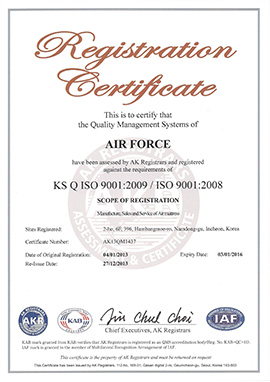 ISO9001 Certificate of Quality Management System